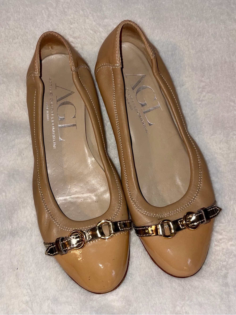AGL Attilio Giusti Leombruni Ballet Flats sz 8